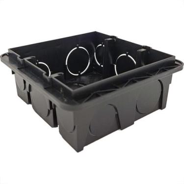 Imagem de Caixinha De Luz Pvc Pial Legrand Preta 4X4 - Kit C/16 Pecas - GL ELETR