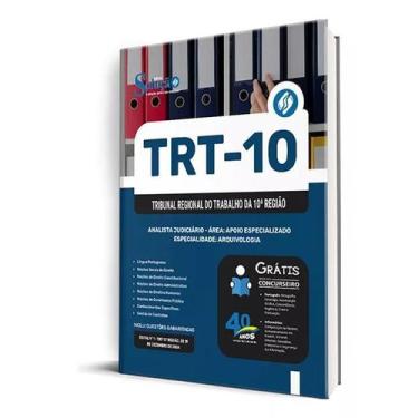 Imagem de Apostila Trt-10 2025 Analista Judiciário Área: Apoio - Editora Solucao