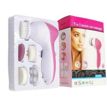 Imagem de Kit beleza da mamãe Massageador Facial 5 em 1 + Depilador  Feminino Sw