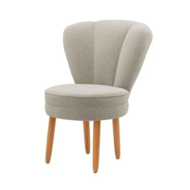 Imagem de Poltrona para Sala de Jantar Decorativa Tecido Veludo Reforçada - MOBL