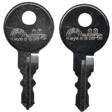 Imagem de Chave de substituição J335 | Compatível com travas Bauer | Corte em branco para chave BAU3 | Perfeito para topos de caminhão, compartimentos de trailer e caixas de ferramentas | Marca KEYSALACARTE