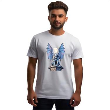 Imagem de Camiseta Unissex Gargula azulzinho - Alearts, GG