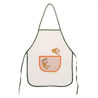 Imagem de Avental Infantil Cristal Impermeável Com Bolso Para Refeição Pintura A