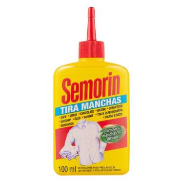 Imagem de Tira Manchas Semorin 100ml Remove Manchas Difíceis Rápido