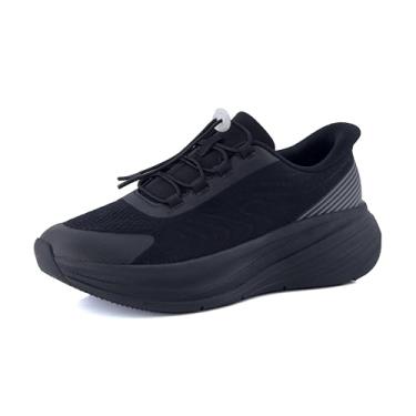 Imagem de CUSHIONAIRE Xplor Womens Platform Sneaker with Cushioned Memory Foam and Chunky Sole, Black 6