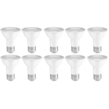 Imagem de 10 Lâmpada Par20 6w Led E27 Quente 510lm Crystal Se-110.3197 - SAVE EN