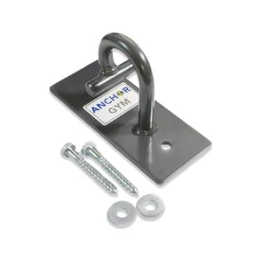 Imagem de Anchor Gym Âncora H1 para suporte de teto e parede para faixas de resistência, faixas de exercício para tiras de peso corporal, treinamento de força e academia em casa (parafusos de madeira incluídos)