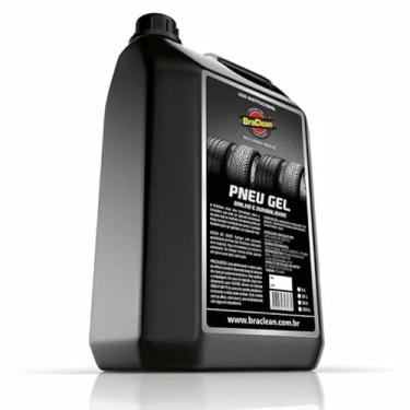 Imagem de Pneu Gel, Pretinho 5 Litros braclean - BraClean