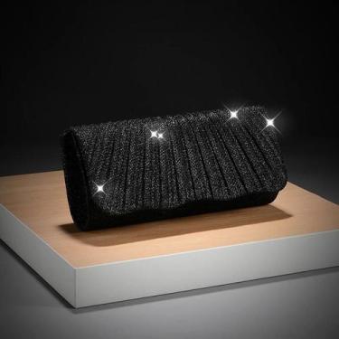 Imagem de Bolsa de Mão de Noite Luxuosa e Texturizada para Casamento - Com Alça 