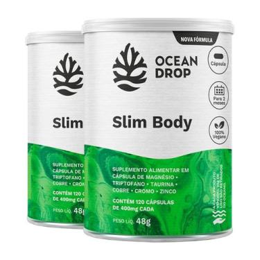 Imagem de Kit 2 Slim Body Ocean Drop Vegano 120 Cápsulas