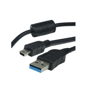 Imagem de Cabo De Dados Entrada Mini Usb 3V P/ Controle Ps3 3 Metros - X-CELL