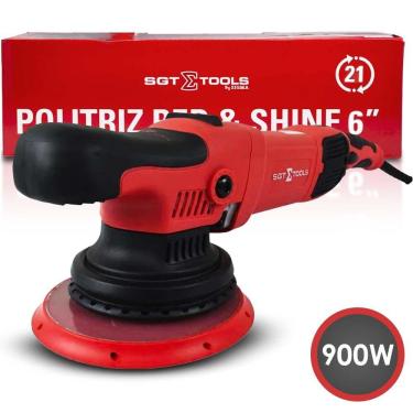 Imagem de LIXADEIRA  POLITRIZ ROTO ORBITAL RED & SHINE  6" - 21MM - 900W/60HZ