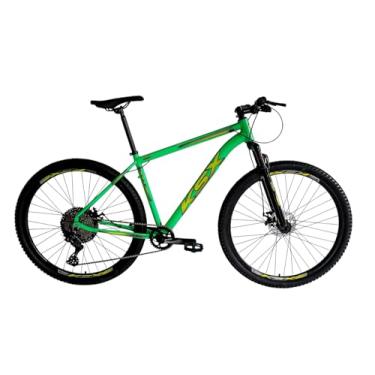 Imagem de Bicicleta Aro 29 Mtb Ksx Sd7 12v Garfo com Trava K7 11/50 Freio a Disco Hidráulico Kit 1x12 (Verde Chiclete, 19)