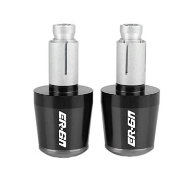 Imagem de Extremidades de manoplas de guidão de motocicleta, tampas de extremidade de manoplas, acessórios deslizantes de peso para Ka&was&aki ER6N ER-6N ER 6N ER6 N 2009-2017