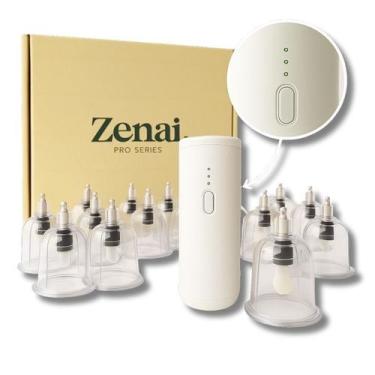 Imagem de Kit Zenai Massagem com Ventosas + Bomba USB Automática
