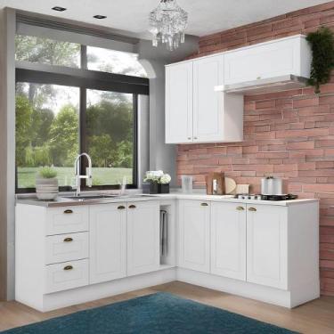 Imagem de Cozinha Compacta de Canto 6 peças Para Pia e Cooktop Sophia Henn - Bra