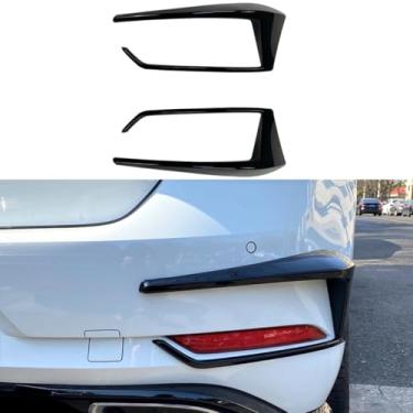 Imagem de Spoiler de faca de vento compatível com Golf 7.5 2016-2019 Kit de carroceria lâmina de ar de afinação para-choque dianteiro divisor lateral acessórios para carro (preto brilhante)