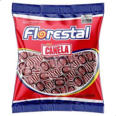 Imagem de Bala Bolinha de Canela Pacote 500g com 112 un Florestal Bala Dura Redo