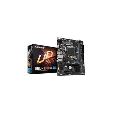 Imagem de Placa Mãe Gigabyte H610M K DDR4, Intel LGA 1700, Micro ATX, DDR4, HDMI, M.2 - 9MH610MK-00-20