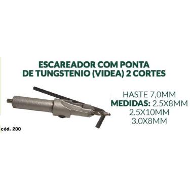 Imagem de Escareador Cônico De Widea Mdf Madeira 3,0 X 8mm Haste 7mm