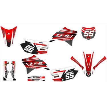 Imagem de Kit Adesivo Moto Cross Trilha Ttr 230 Personalizado Lm201