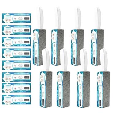 Imagem de Totoship Limpa-vaso com Pedra de Bomba para Limpeza de Vaso Sanitário, Banheiro, Piscina, Azulejo, Doméstica, Pacote com 8