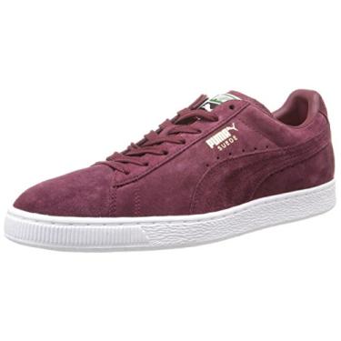 Imagem de Puma - Tênis masculino Suede Classic Plus, Zinfandel/White, 9