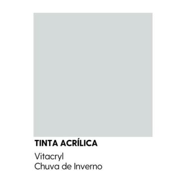 Imagem de Tinta Semibrilho Premium Cinzas - Vitacryl, Chuva de inverno, 3,6 lts