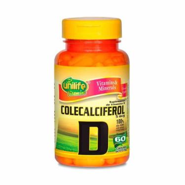 Imagem de Colecalciferol - Vitamina D 470mg 60 cáps - Unilife