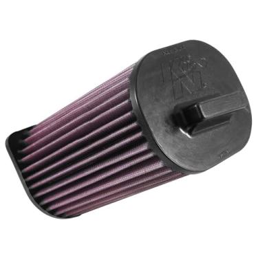 Imagem de K&N Filtro de ar do motor: Alto desempenho, premium, lavável, filtro de substituição: Compatível com INFINITI/MERCEDES BENZ 2012-2019 (Q50, Q60, E200, E250, GLK200, GLK250, C180), E-0663