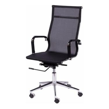 Imagem de Cadeira Office Escritório Esteirinha Or Design 3303 Alta Cor Preto