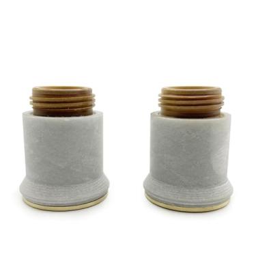 Imagem de 60305 Copo de retenção para lâmina Razorweld 45 Vipercut 30 Lotos Plasma Cutting TECMO X45/HYP45/UPM105/TH70/TM70 consumíveis de tocha 2 peças