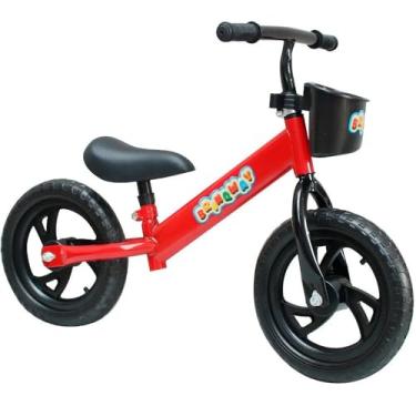 Imagem de Bicicleta Infantil Balance Equilíbrio Aro 12 Sem Pedal Criança Menino Menina Segurança Treinamento Brinquedo Passeio Crianças +3 Anos Primeira Bike Ajustável