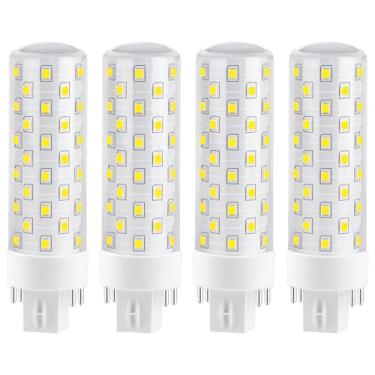 Imagem de Makergroup Lâmpadas de LED GX24Q, branco frio 6000K, base de 4 pinos, substituição para lâmpada fluorescente compacta de 13W 18W 26W em ventilador de ventilação de banheiro, exaustor de cozinha 10W