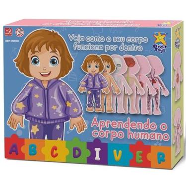 Imagem de Jogo ABC Diver Aprendendo o Corpo Humano Divertoys