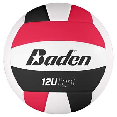Imagem de Baden SkilCoach Light Official Size 5 Advanced Microfiber Composite Cover Training Volleyball, Vermelho/Branco/Preto