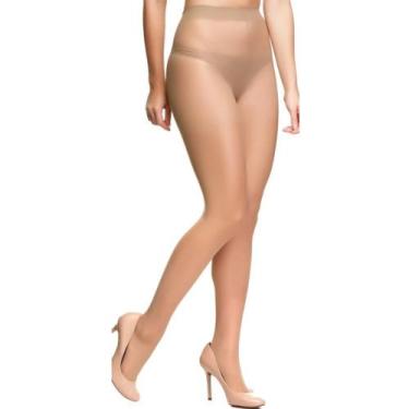 Imagem de Meia Calça Adherence Fio 15 Fina Trifil 6394 Efeito Transparente Polia
