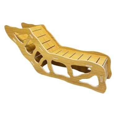 Imagem de Baoblaze Escada para casa de hamster, esconderijos para casa de hamster, decoração de gaiola, suprimentos para brinquedos de escalada, túnel para explorar o, Pequeno