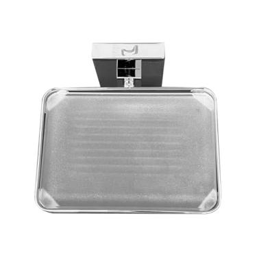 Imagem de Saboneteira Porta Sabonete de Parede Vidro Quadrada Trend Metais