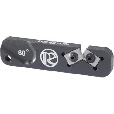 Imagem de Afiador de facas tático Redi Edge – Afiador compacto de nível militar com elementos de duromite definido em ângulo de 60° – Afiador de facas leve, durável e resistente à ferrugem para cozinha e uso ao