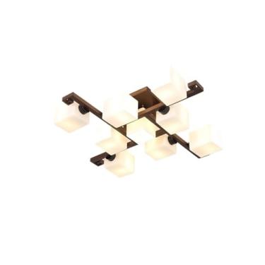 Imagem de Luz de teto Luminária de teto nórdica moderna, simples e atmosférica madeira para quarto