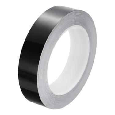 Imagem de Generic Ladrilhos de piso preto linhas metálicas fita espelhada 2,5 cm x 2,82 m m autoadesivo decoração piso parede costura adesivo impermeável lacuna fita para cozinha banheiro armário