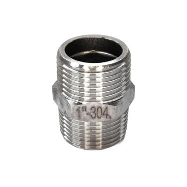 Imagem de Conexão Niple 1 Aço Inox 304 Duplo Sextavado Hexagonal