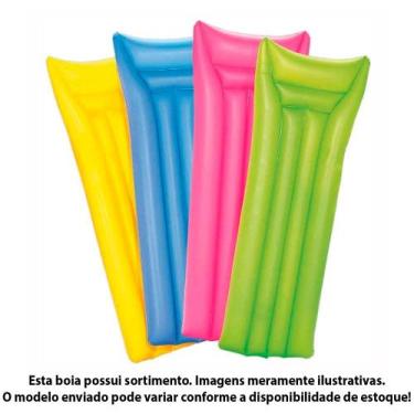 Imagem de Boia Inflável - Colchão Bronzeador Liso - Sortido - INTEX