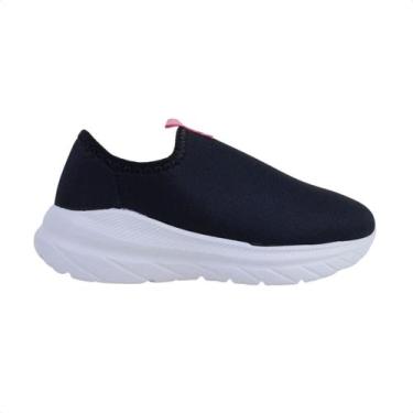 Imagem de Tênis Corrida Infantil Slip On Molekinha Preto, Preto, 32