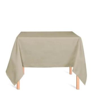 Imagem de Toalha de Mesa Retangular  Oxford 2,00 x 1,35 Admirare, Bege