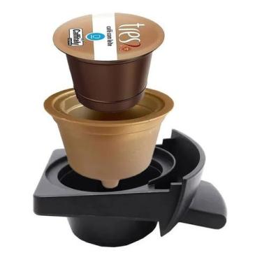 Imagem de Adaptador Capsulas 3 Corações Para Maquina Dolce gusto DOURADO - GROTO