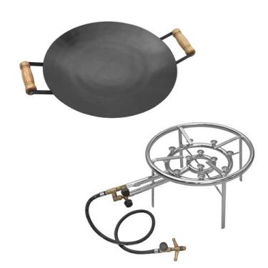 Imagem de Kit Fogareiro 2 Em 1 35cm Zincado 029 E Disco Arado 38cm 059 - Papalég