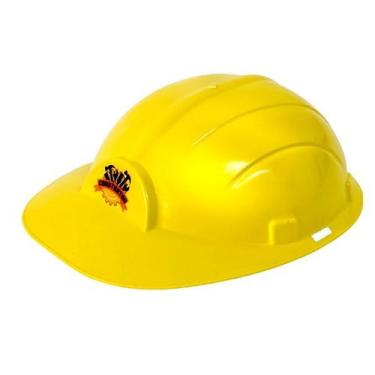 Imagem de Capacete de Construtor Operário de Brinquedo Fantasia Infantil e Adult