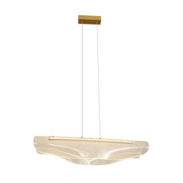 Imagem de Lustre Pendente Led Lumier Jasmine 36W 90cm 3000K|4000K|6000K (Dourado)